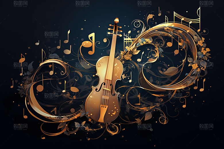 音乐音符高清灵动素材