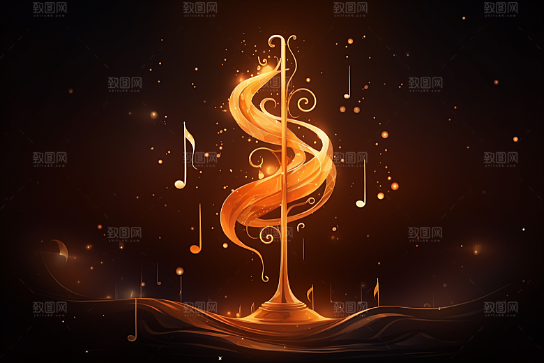 音乐音符乐符灵动素材