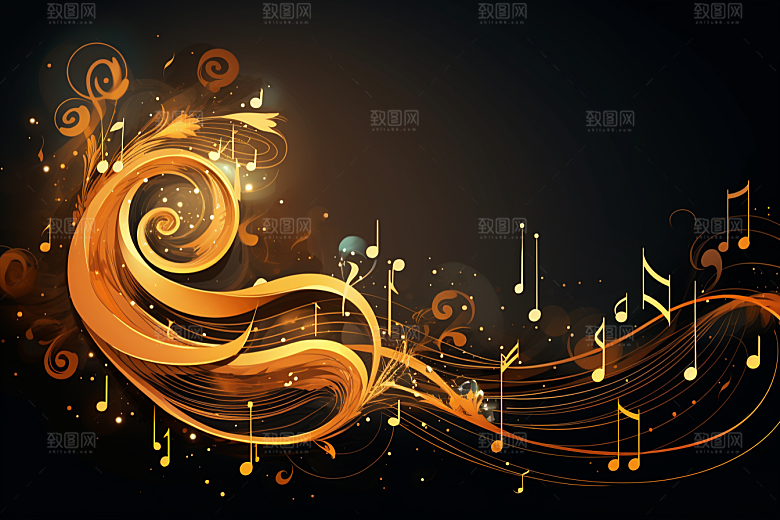 音乐音符乐符乐章素材