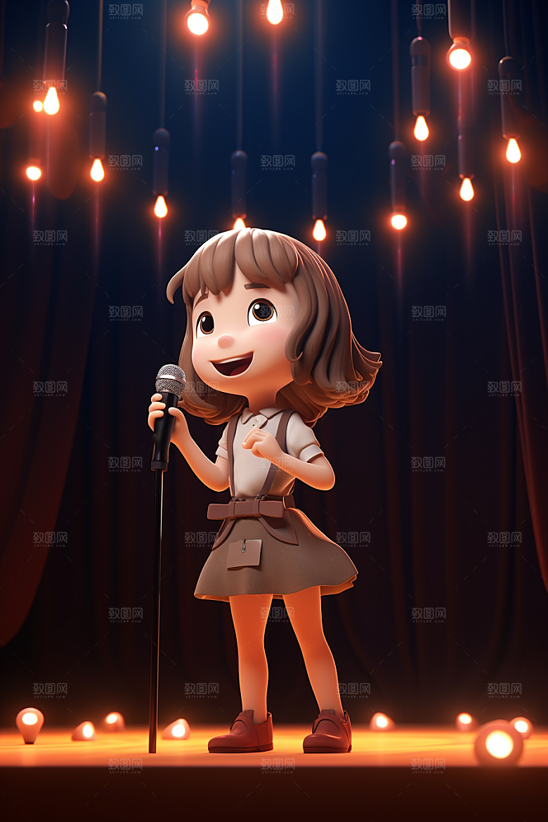 艺术生表演3D艺术细胞模型