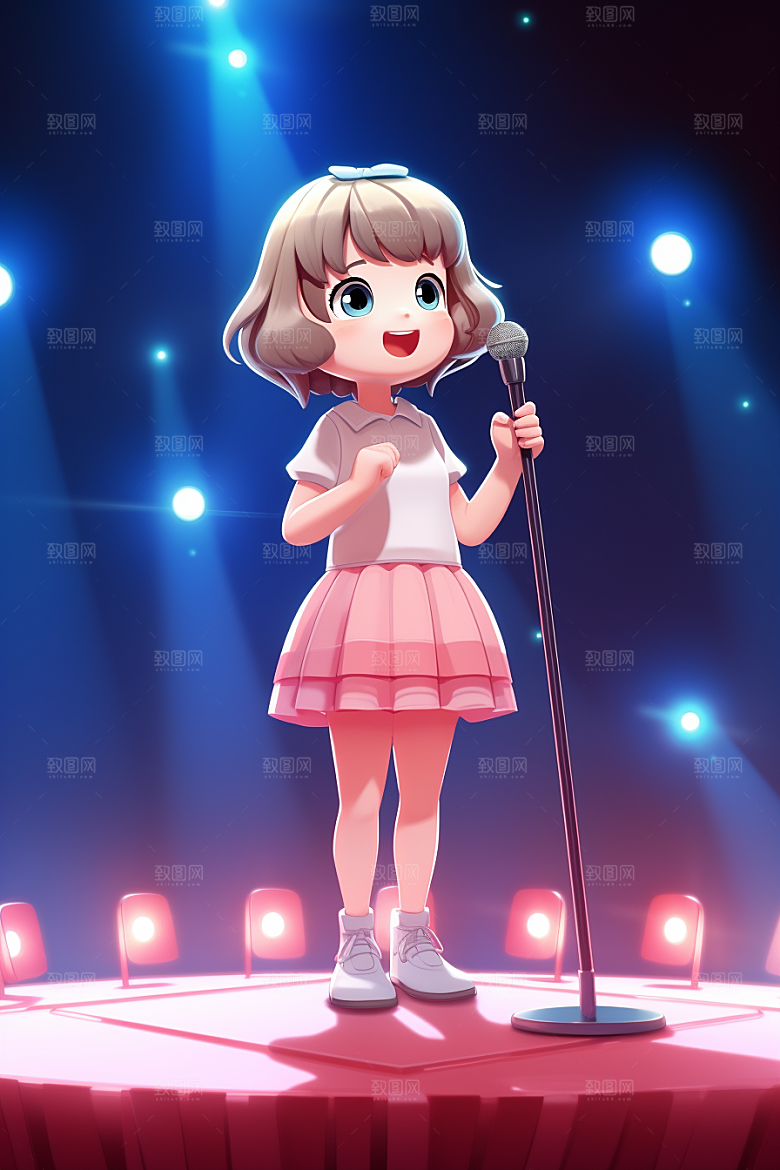 艺术生表演才艺展示音乐舞蹈模型