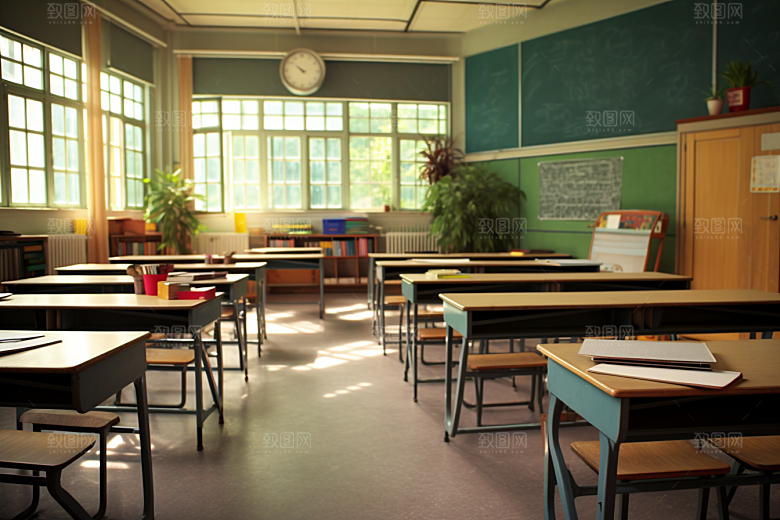 幼儿园教室课程上课效果图