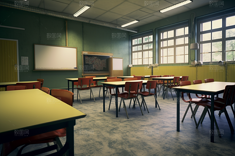 幼儿园教室上课课堂效果图