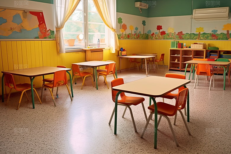 幼儿园教室温馨课程效果图
