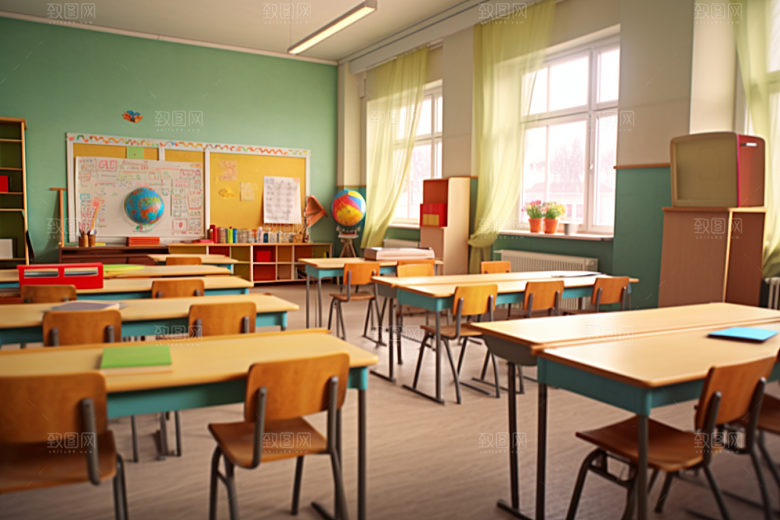 幼儿园教室温馨课堂效果图