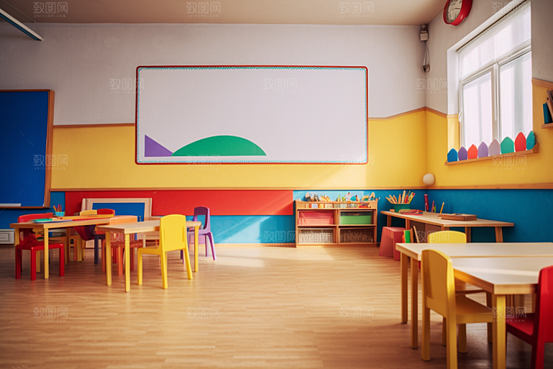幼儿园教室课程课堂效果图