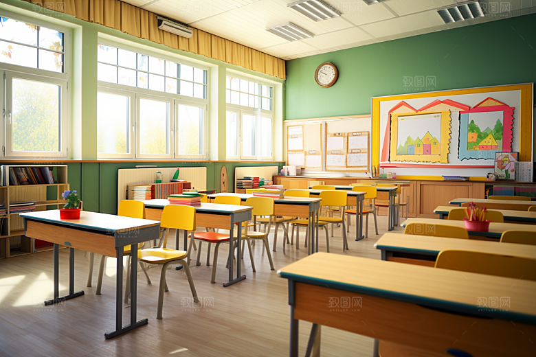 幼儿园教室幼教可爱效果图