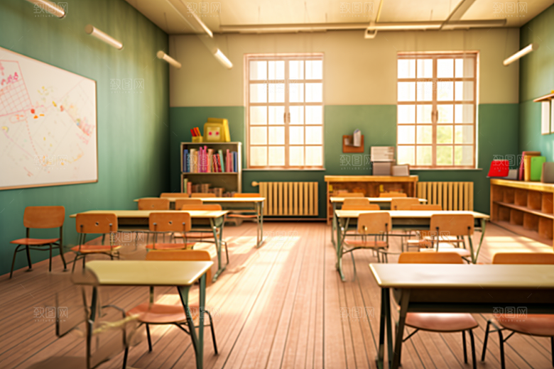 幼儿园教室高清儿童节效果图