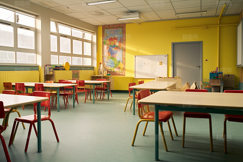 幼儿园教室上课温馨效果图