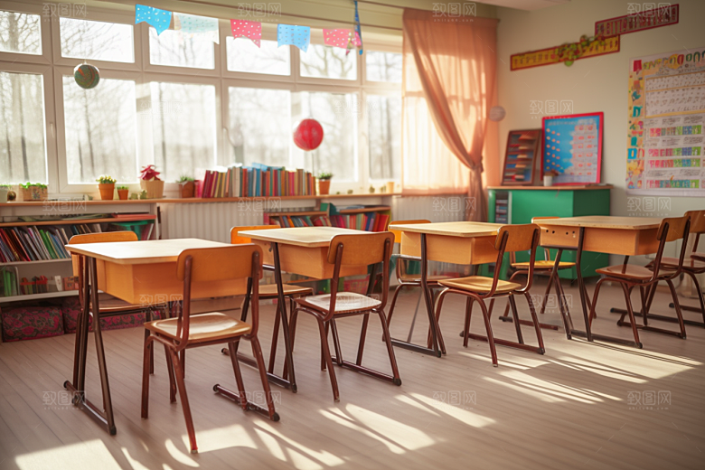 幼儿园教室课程可爱效果图