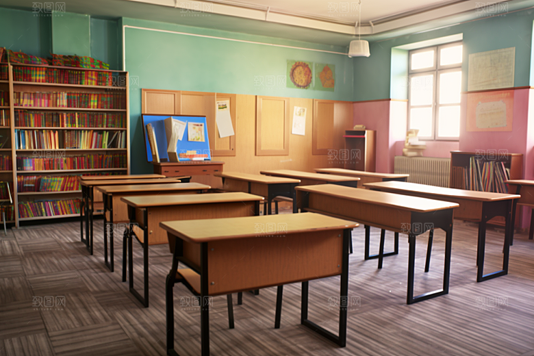 幼儿园教室高清可爱效果图