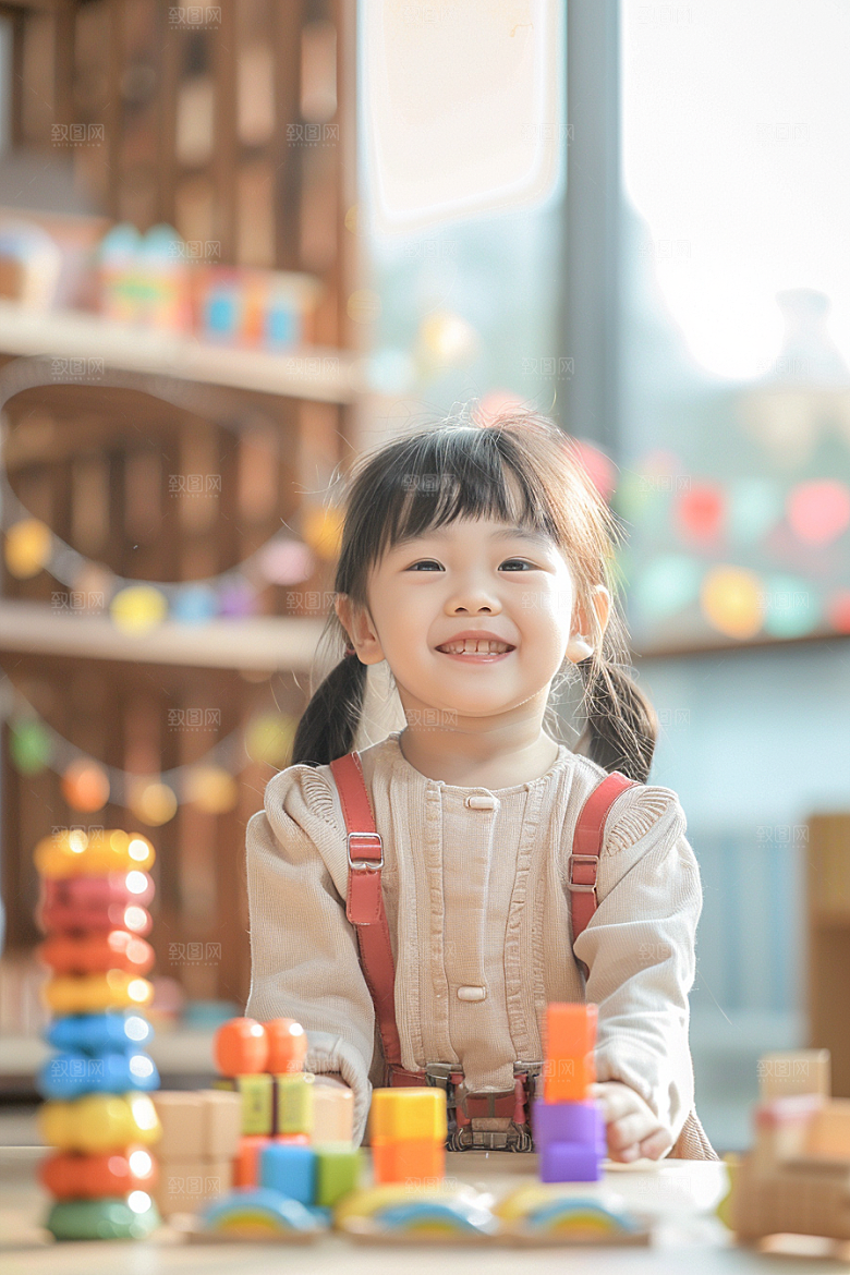 幼儿园里的小朋友童真儿童摄影图