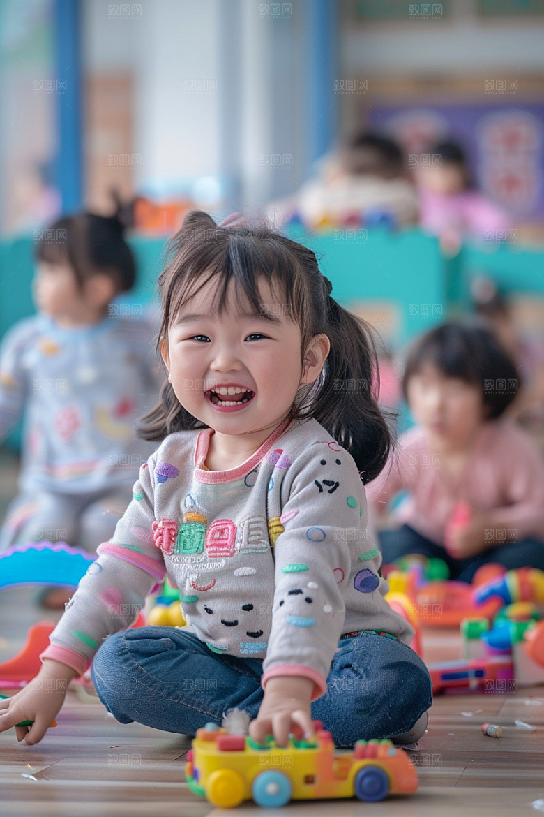 幼儿园里的小朋友童真学前班摄影图