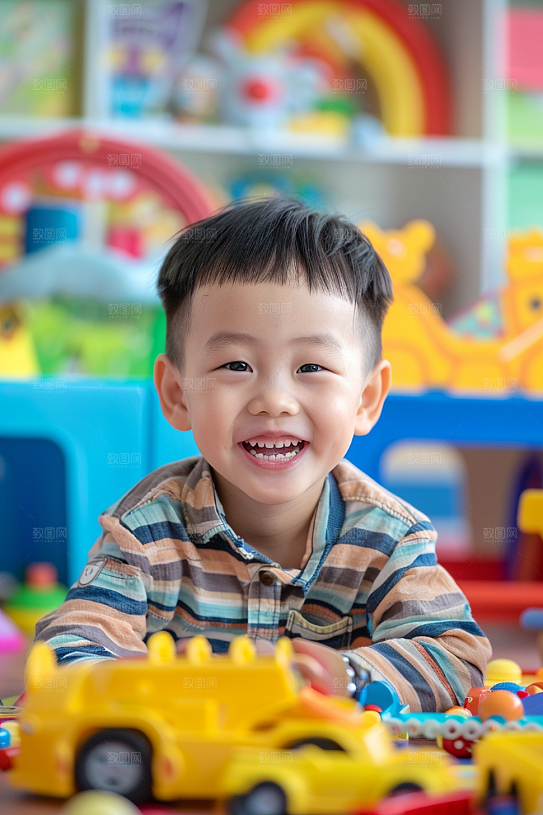 幼儿园里的小朋友上学学前班摄影图