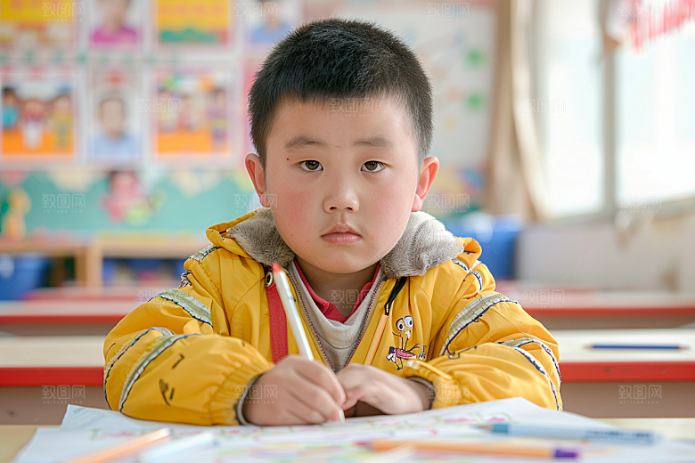 幼儿园里的小朋友童趣学生摄影图