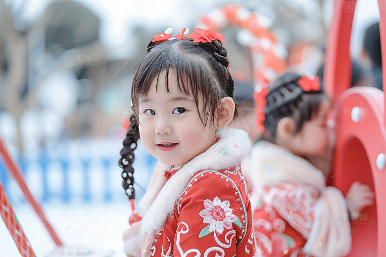 幼儿园里的小朋友学前班可爱摄影图