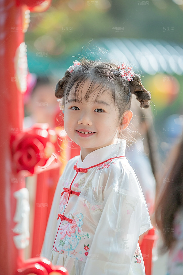幼儿园里的小朋友童真学生摄影图