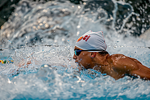 游泳比赛健康游泳运动员摄影图