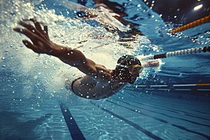 游泳比赛运动竞技摄影图