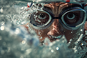 游泳比赛水上运动游泳运动员摄影图