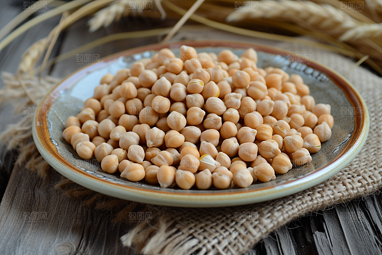 油炸黄金豆素材美食摄影图