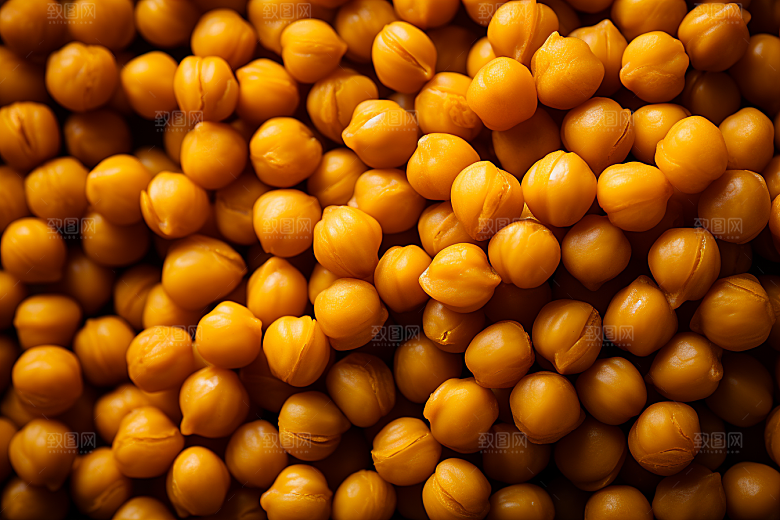 油炸黄金豆美食小吃摄影图
