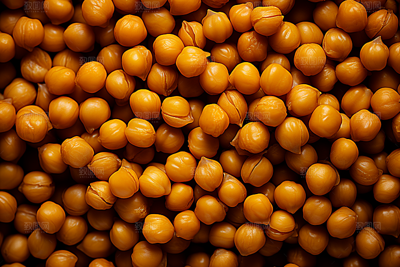 油炸黄金豆膨化食品美味摄影图