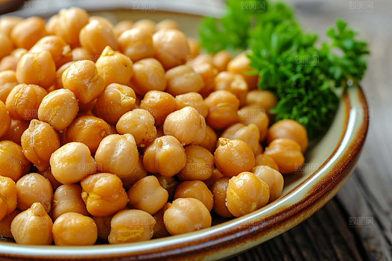 油炸黄金豆零食高清摄影图