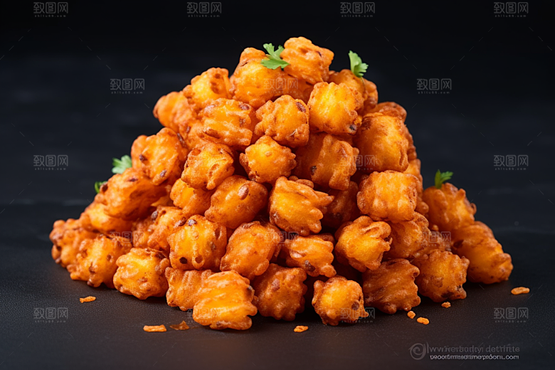 油炸黄金豆高清地方特色摄影图