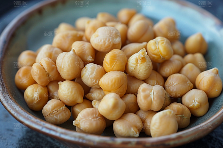 油炸黄金豆素材油炸食品摄影图