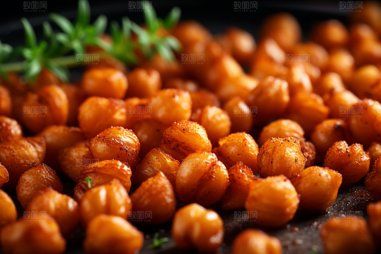 油炸黄金豆素材地方特色摄影图