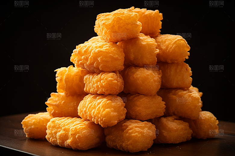 油炸黄金豆小吃零食摄影图