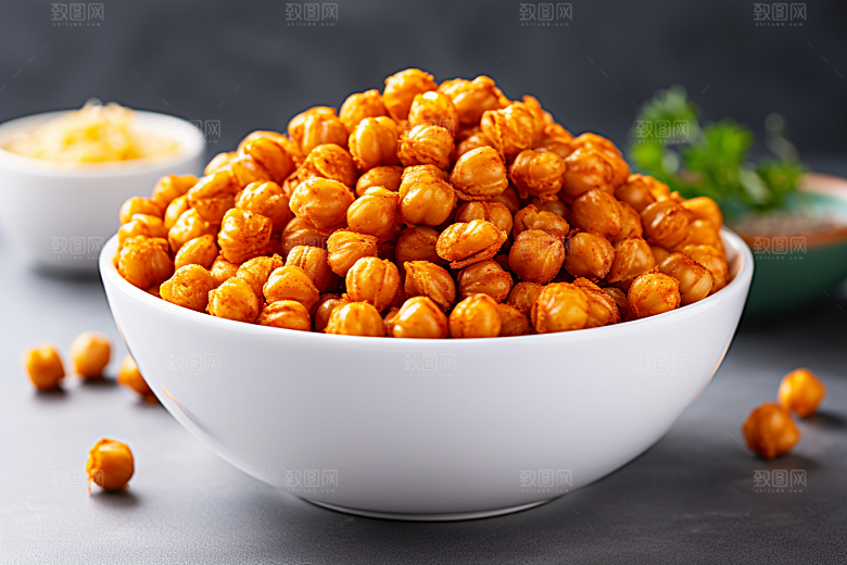 油炸黄金豆素材地方特色摄影图