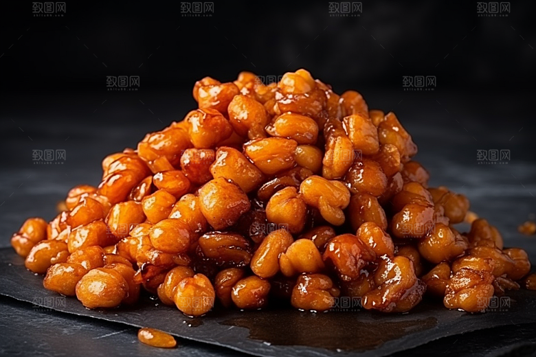 油炸黄金豆素材高清摄影图