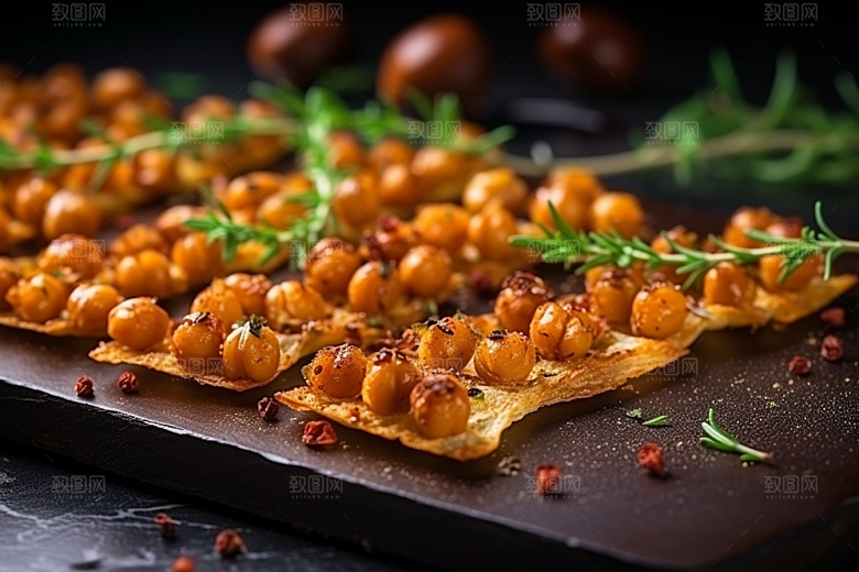 油炸黄金豆高清零食摄影图
