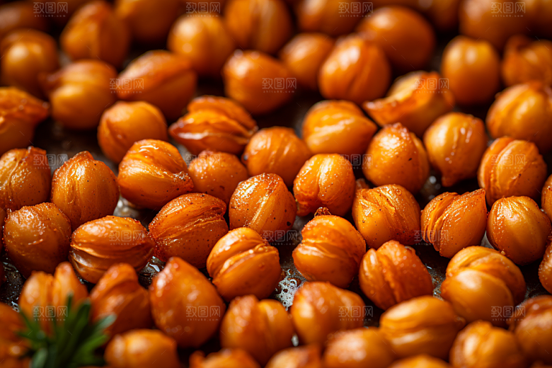 油炸黄金豆零食地方特色摄影图