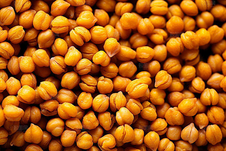 油炸黄金豆地方特色膨化食品摄影图
