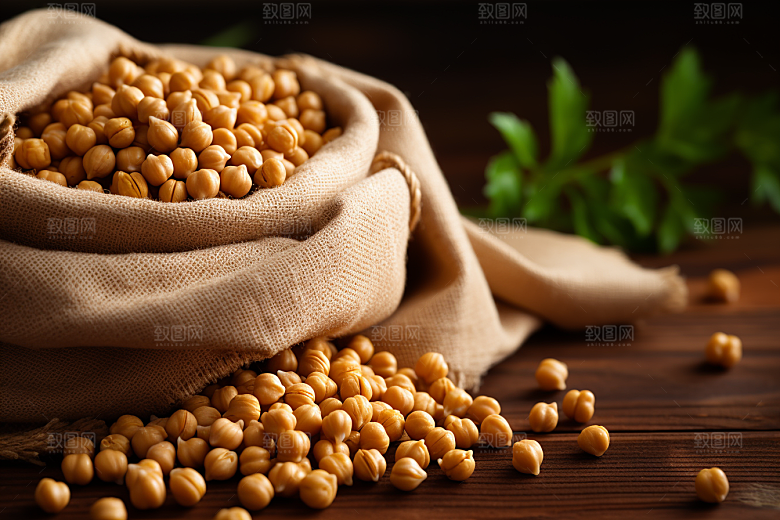 油炸黄金豆地方特色小吃摄影图