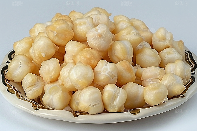油炸黄金豆美食美味摄影图