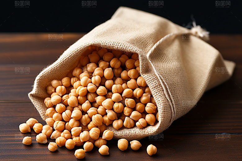 油炸黄金豆素材零食摄影图
