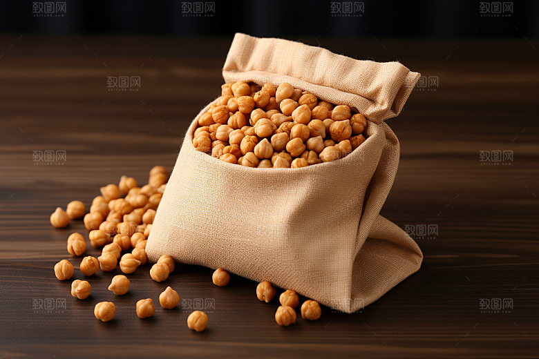 油炸黄金豆油炸食品素材摄影图
