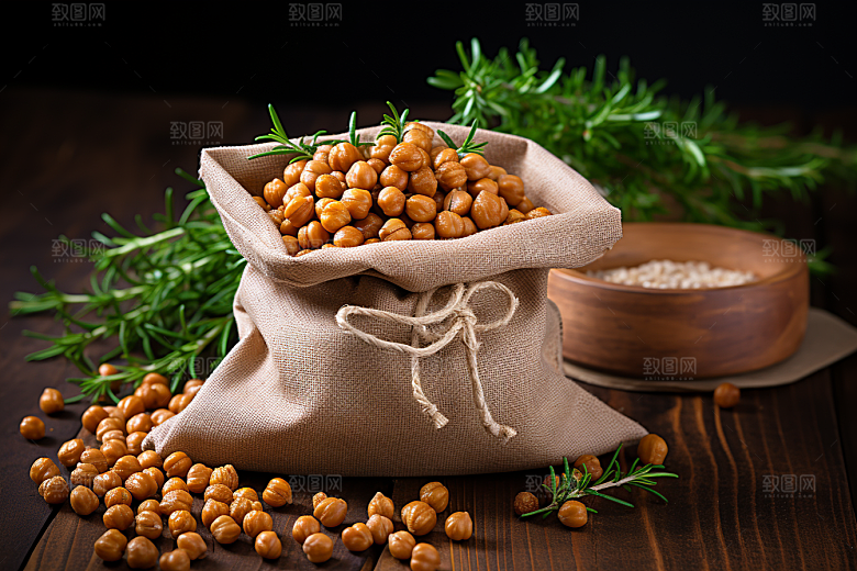 油炸黄金豆高清美味摄影图