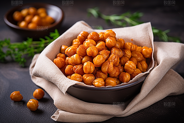 油炸黄金豆素材高清摄影图