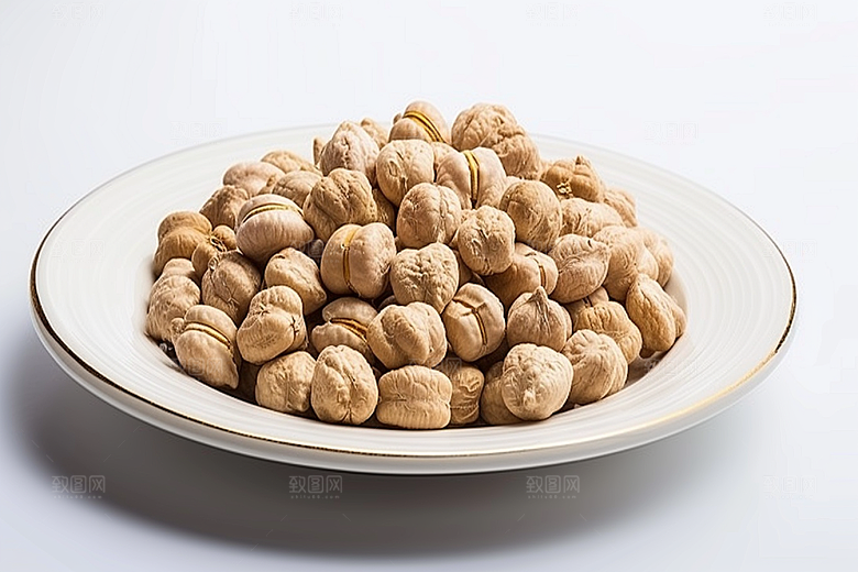 油炸黄金豆美食高清摄影图