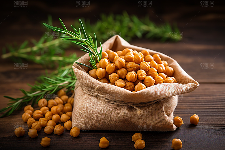 油炸黄金豆美味美食摄影图