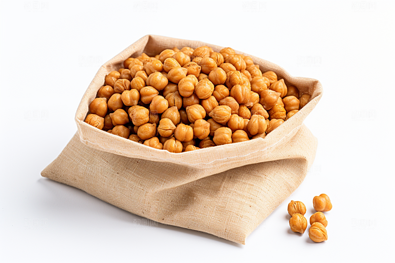 油炸黄金豆地方特色美食摄影图