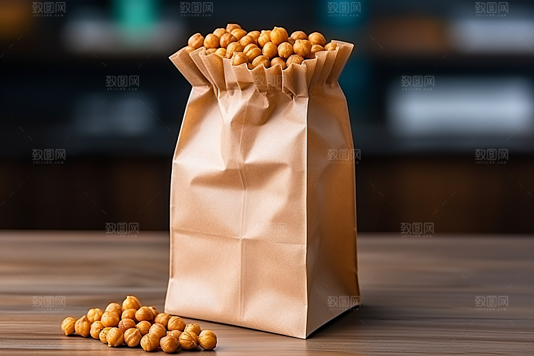 油炸黄金豆油炸食品素材摄影图
