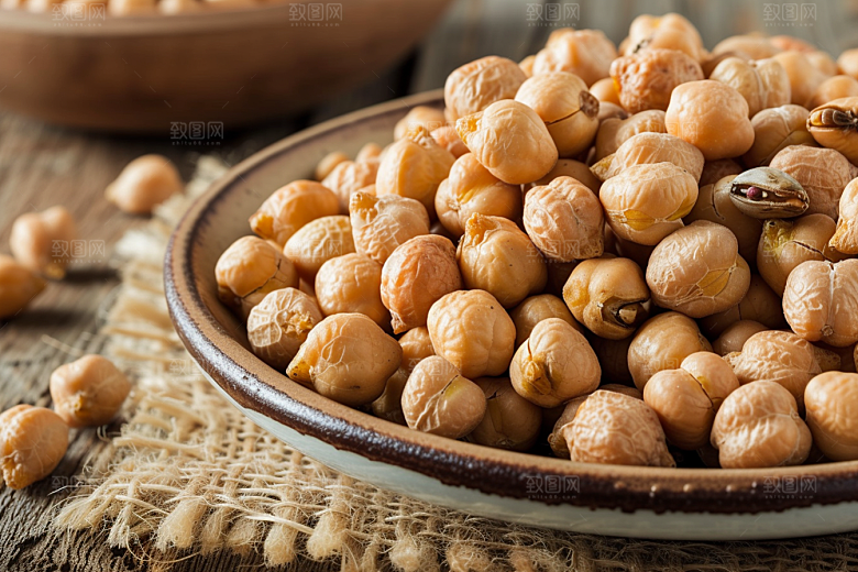 油炸黄金豆油炸食品素材摄影图