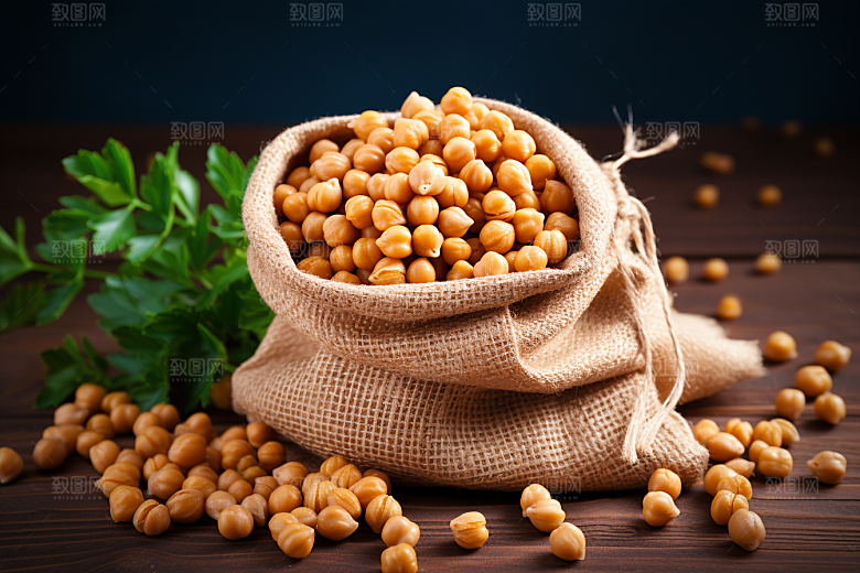 油炸黄金豆油炸食品膨化食品摄影图