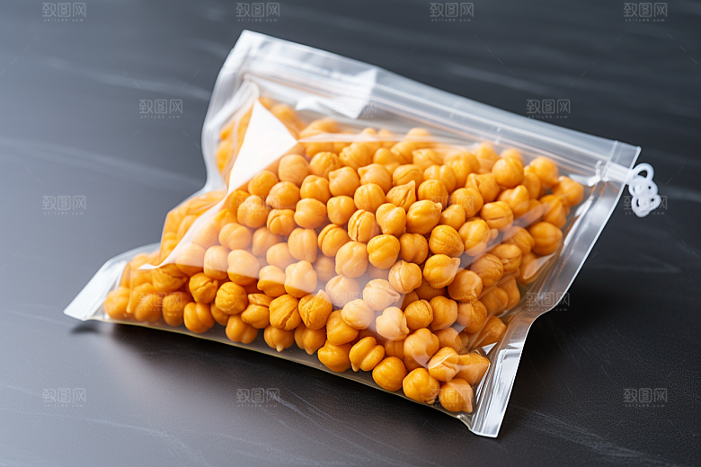 油炸黄金豆美味高清摄影图